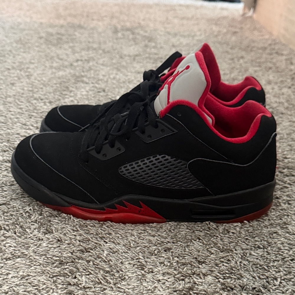 Jordan 5 Retro Low Red and Black